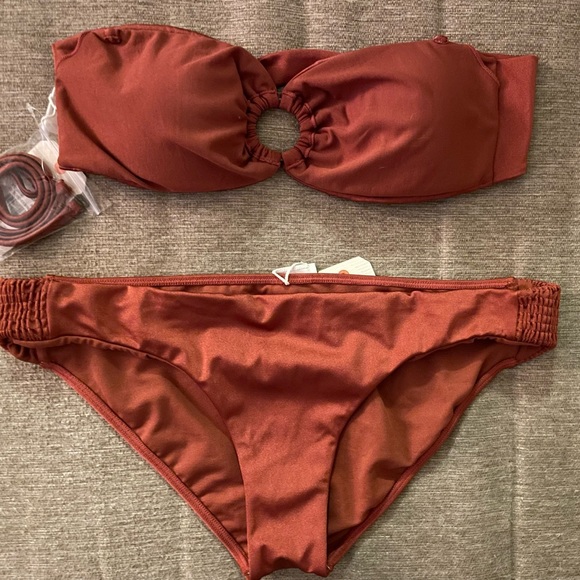 Billabong Other - BILLABONG - Two Piece Bikini, Gold Copper, NWT, size 10/12/14 XL